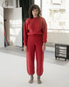 BASERANGE Recycled Wool Pants Portugal BAS-TRME-RW-WI24-HONG Red